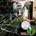 OCATO 200" Halloween Spider Web + 59" Giant Spider Decorations Black by Deal US
