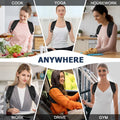 OFISKY Adjustable Posture Corrector Back Brace Pain Relief Black Size L by Deal US