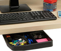 Mind Reader Under Desk Sliding Compartment Organizer, Black by Vanessa Jane