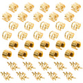 XCZYN Gold Hair Braids Dreadlock Non-Piercing Ear Clip Beard Cuffs Clip Hair Accessories Styling Fashion Jewelry Gift Toos for Women Men Passion Twist Goddess Locs Crochet Hair Rings (40Pcs, Gold)