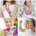 SBOBUY Shark Temporary Tattoos 10 Sheets Birthday Party Supplies Green by Deal US