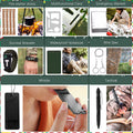 GiftSketch Survival Kit Advent Calendar 2025 24 Days Outdoor Camping Black by Deal US