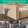 YITMOYM Trimmable Cat Scratcher Mat 39.4x15.8in Self-Adhesive Felt Fiber by Deal US