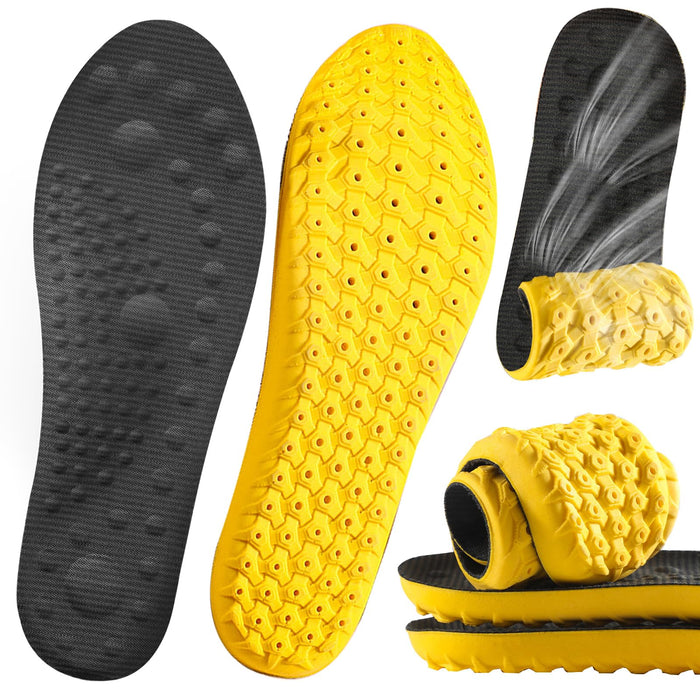 MARRDO 4D Cloud Soles Shock Absorption Arch Support Insoles Men 10-11 Women 11.5 by Deal US