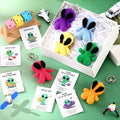 VioraWhite 6 Pcs Crochet Alien Keychain Set Colorful Space Yarn Gift by Deal US