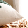 Tosleo 12x20in Green Tropical Leaf Embroidered Pillow Covers 2 Pack by Deal US