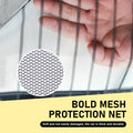 Downhill Front Hood Grille Protection Mesh 2PCS 41.33x31.49in Black by Deal US