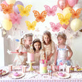 SUNBEAUTY Butterfly Paper Fans Wall Decor Set of 9 Party Paper Decorations by Deal US