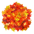 Feybxla 2 Pack Maple Leaf String Lights 20ft 60 LED Multicolor Waterproof by Deal US