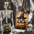 ARTWALLURE Halloween Pumpkin Ghost Vintage Metal Tin Sign 8x12 inch by Deal US