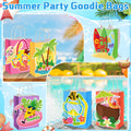 MotiMind 24 Pcs Hawaiian Luau Beach Party Paper Bags with Handles Multicolor by Deal US
