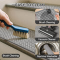 YDKGL 4PC Non-Slip Peel & Stick Stair Treads 8x30 Brown Chenille by Deal US
