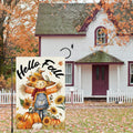 Baccessor Fall Thanksgiving Scarecrow Garden Flag 12.5x18 Inch Burlap by Deal US