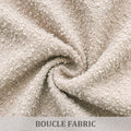Laolitou 2 Pack Boucle Pillow Covers 18x18 Inch Faux Leather Oatmeal by Deal US