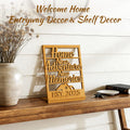 GoHoKi Housewarming Gift Farmhouse Wooden Sign Entry Table Decor New Home by Deal US