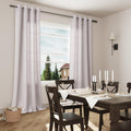 Aersas Champagne Linen Curtains 52x108in 2 Panels Grommet Light Filtering by Deal US