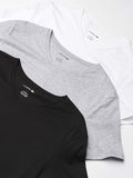 Lacoste Underwear Men's Essentials 3-Pack 100% Cotton Regular Fit V-Neck T-Shirts by I-Max Fashions