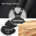SNUQI Adjustable Weighted Vest with 6 Ironsand Weights Black Size 9-18 lb by Deal US