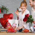 YLOLUL Valentine's Day Metal Paper Towel Holder Large Countertop Stand by Deal US