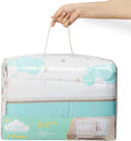 Cuddles & Cribs Soft Cotton 4 Piece Baby Crib Bedding Set Reversible Comforter by Vanessa Jane