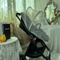 DUSHARKFUN Baby Mosquito Net Double Zipper Bassinet Stroller Cover White by Deal US