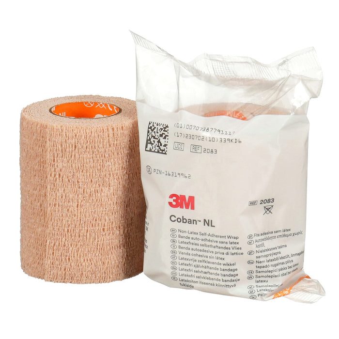 3M Coban NL Self-Adherent Wrap (Non-Latex), 2 Inch x 5 Yards, Case/Box of 36 Rolls by Pasteur Pharmacy