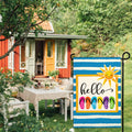 Shuitouk 3 Ply Summer Garden Flag 12x18 Inch Double Sided Outdoor Decor by Deal US