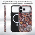 Fresh Flowers Pattern Case for iPhone 17 Pro Shockproof Protective Cover by Merch Section