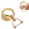 TAPAYICA Hyundai Key Fob Cover 7Buttons Black-Gold for Ioniq 6 Grandeur GN7 KONA by Deal US