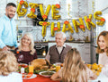 Pardi Give Thanks Banner Balloons 16in Gold Thanksgiving Party Decor Maple Leaf by Deal US