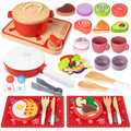 Commodum Kids Wooden Play Cooking Set Advent Calendar 24 Days Xmas Gifts by Deal US
