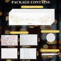 Mity Rain Face Glitter Gems Stickers 10 Sheets Star Freckles Single Pattern by Deal US