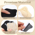 Pair Adhesive Shoe Back Cushion Pads, Reusable Back of Heel Cushion Pads for Wom