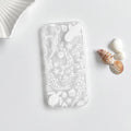 Cute Whale Sea Ocean Pattern Clear Case for iPhone 17 White Turtle by Merch Section