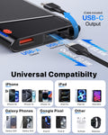 Power Bank, 10000Mah 22.5W Pd Fast Charging Powerbank With Built-In Usb