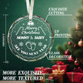 Vorruil Expecting Baby Pregnancy Announcement Heart Glass Ornament 1 Pc by Deal US