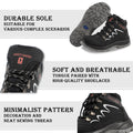 ESTAMICO Steel Toe Waterproof Work Boots Men Black Size 7.5 by Deal US