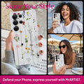 MrARTIST Samsung Galaxy S25 Plus Case Floral Line Flower TPU Cover by Deal US