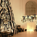 Simgoing Black Velvet Bows Christmas Ornaments 12 Pcs 10x4.5 Inch Rustic by Deal US