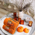Fanfanwin 3 Pcs Thanksgiving Hand Towels Orange Pumpkin 13.8x29.5 Inch Cotton by Deal US