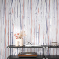 FANCYEASY Grey Grasscloth Peel & Stick Wallpaper 15.7x118in Rustic Vinyl by Deal US