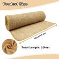 Medoore Natural Burlap Tree Protector Wraps 7.8"x9.8' 4 Rolls Jute by Deal US