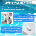ARU P58PP1955W05 Vacuum Plate Adapter for Summer Waves Polygroup Skimmer Pump by Deal US