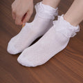 Rthjsfj Girls Cotton Lace Dress Socks White 1 Pack Size 4-6 Years by Deal US