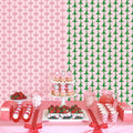 JJWYLTKB 2 Pack Pink Green Fringe Curtain 3x7ft Birthday Party Decor by Deal US