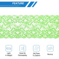 MECCANIXITY 6 Inch Lace Ribbon Floral Trim 5 Yard Green Sewing Craft Decor by Deal US