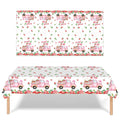 PHOGARY 3 PCS Strawberry Tablecloth Plastic Party Decor Pink 108x54in by Deal US