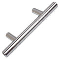 GlideRite Hardware Polished Chrome Solid Bar Cabinet Pulls 2-1/2-in CC 10 Pack by Vanessa Jane