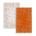 Rvsticty Fall Kitchen Towels Set 2, Floral Orange 18x26'' Thanksgiving Harvest by Deal US