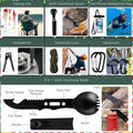 GiftSketch Survival Kit Advent Calendar 2025 24 Days Outdoor Camping Black by Deal US